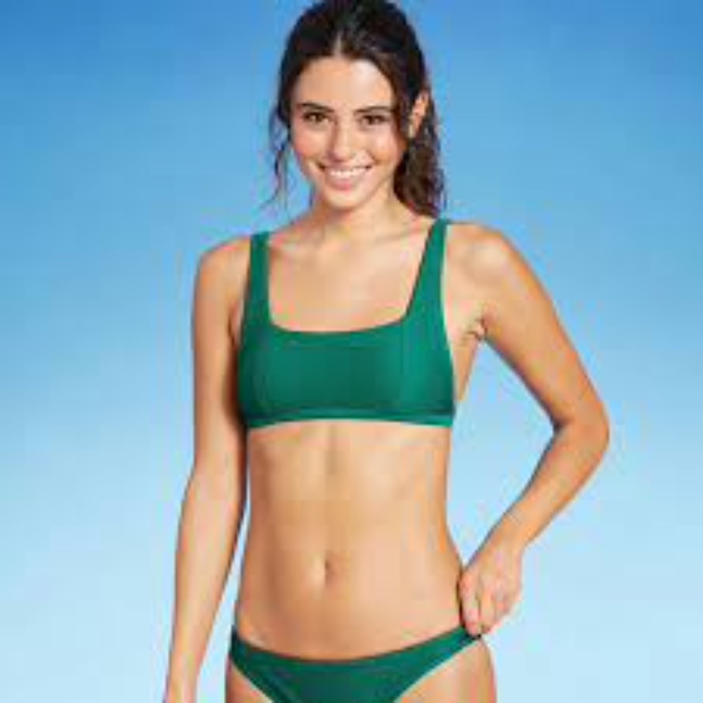 Textured Bikini Set